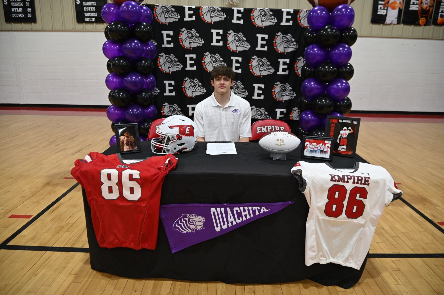 Kenneth Rochell Cutter Rochell signs with Ouachita Baptist University for football ...