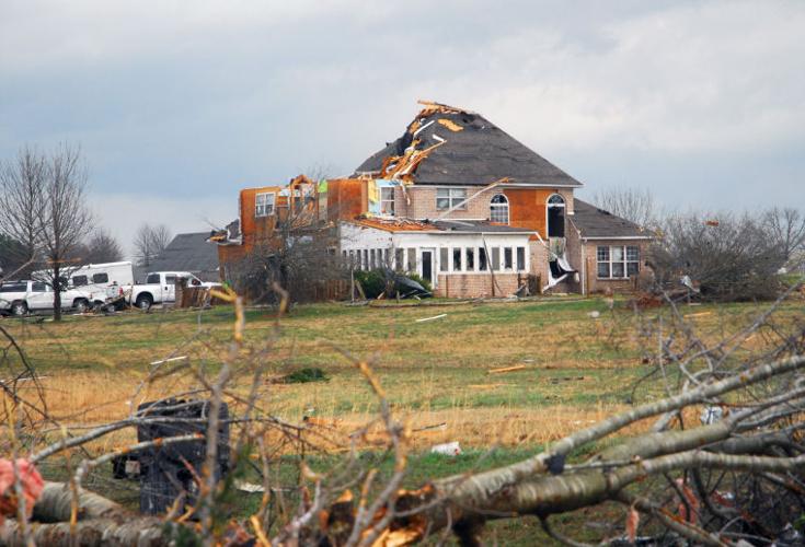 Cleveland County deputy's home damaged in tornado Tuesday