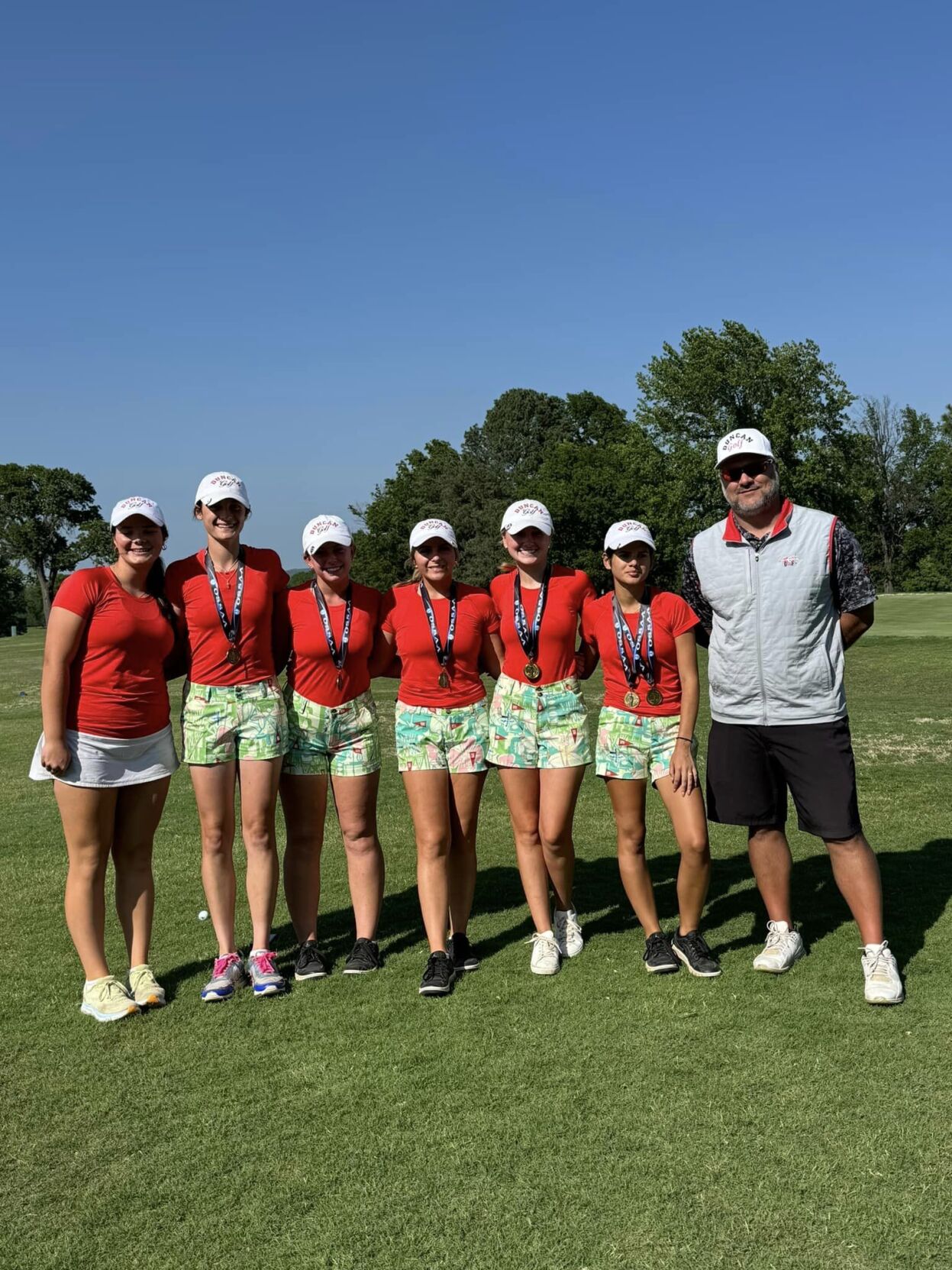 Duncan Lady Demons Shine at Class 5A State Golf Tournament