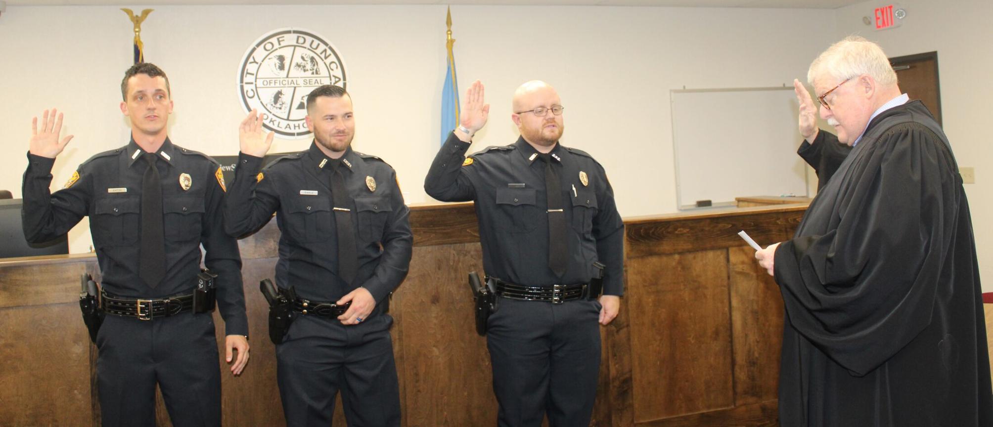 DPD's newest officers sworn in | News | duncanbanner.com