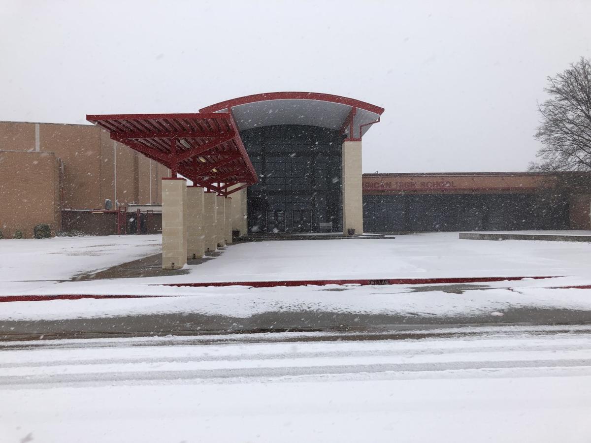 Wild art gallery: School’s out for snow