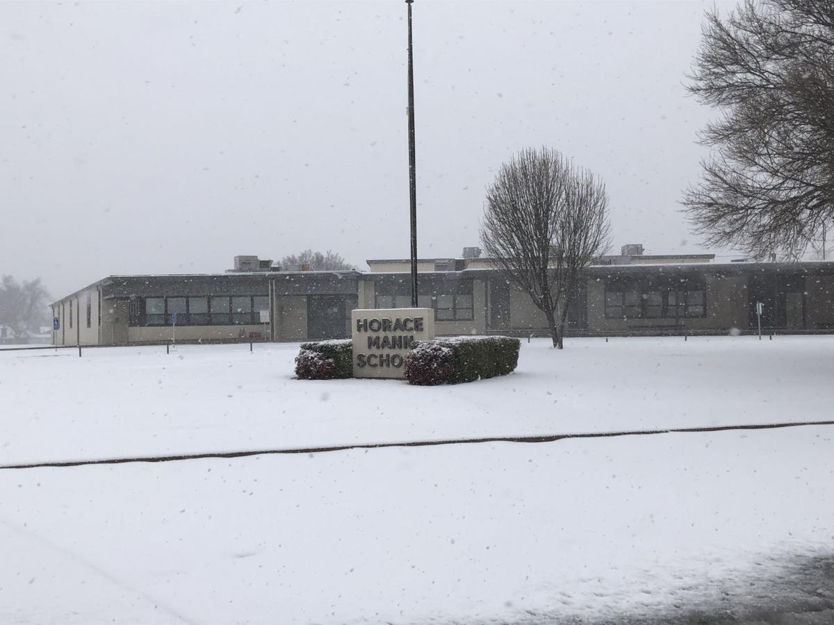 Wild art gallery: School’s out for snow