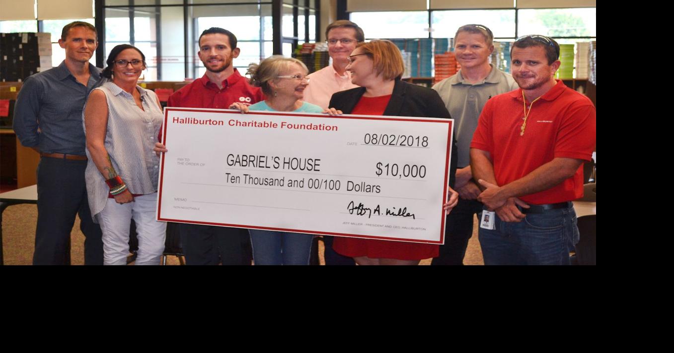 Halliburton donates to Gabriel’s House News