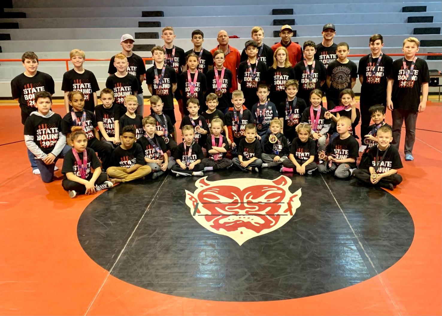 Duncan Youth Wrestling Club place several in state competition Sports