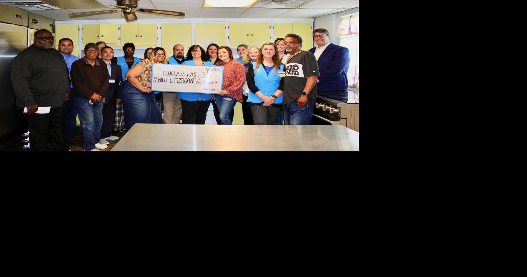 Walmart contributes 20,000 to Douglass Eastside Senior Center