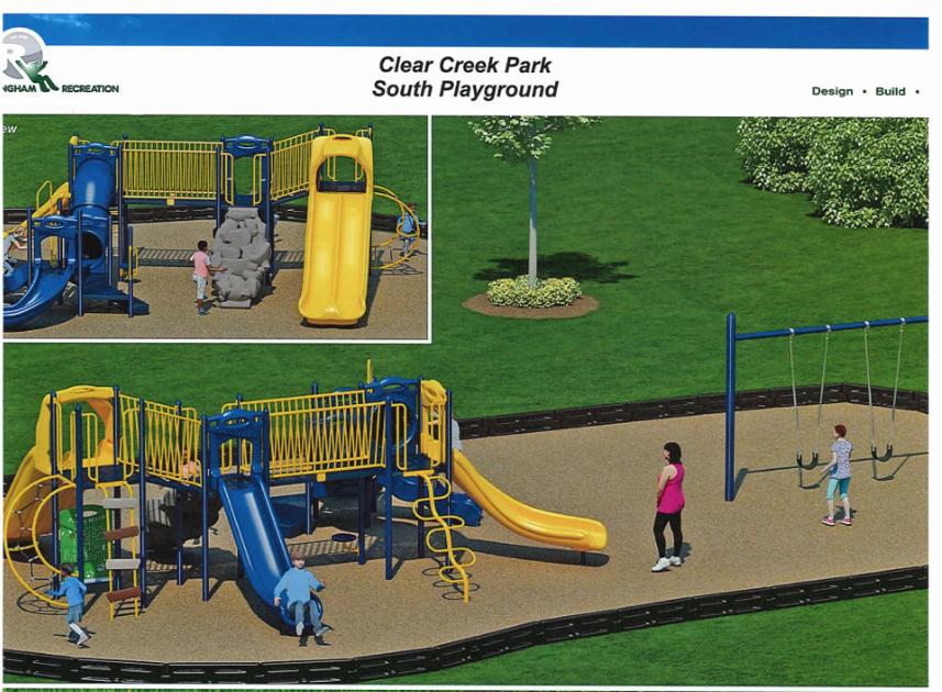 Equipment purchased for Clear Creek playgrounds News
