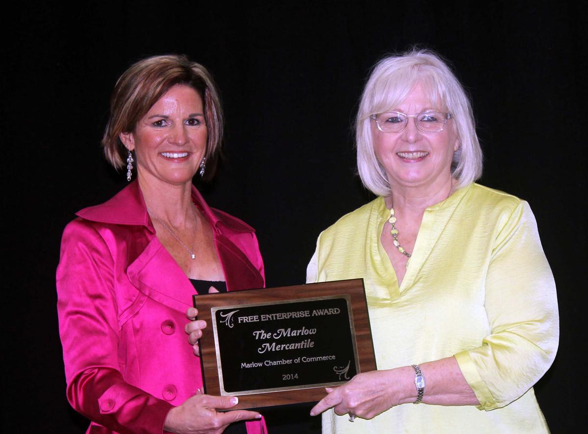 Marlow gives recognizations at chamber banquet News