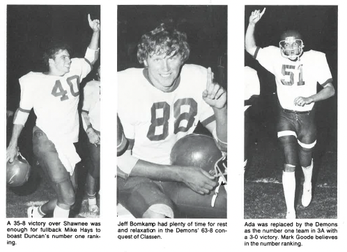 1978 Duncan Demons Football Team to Receive Honors at Athletic Hall of Fame