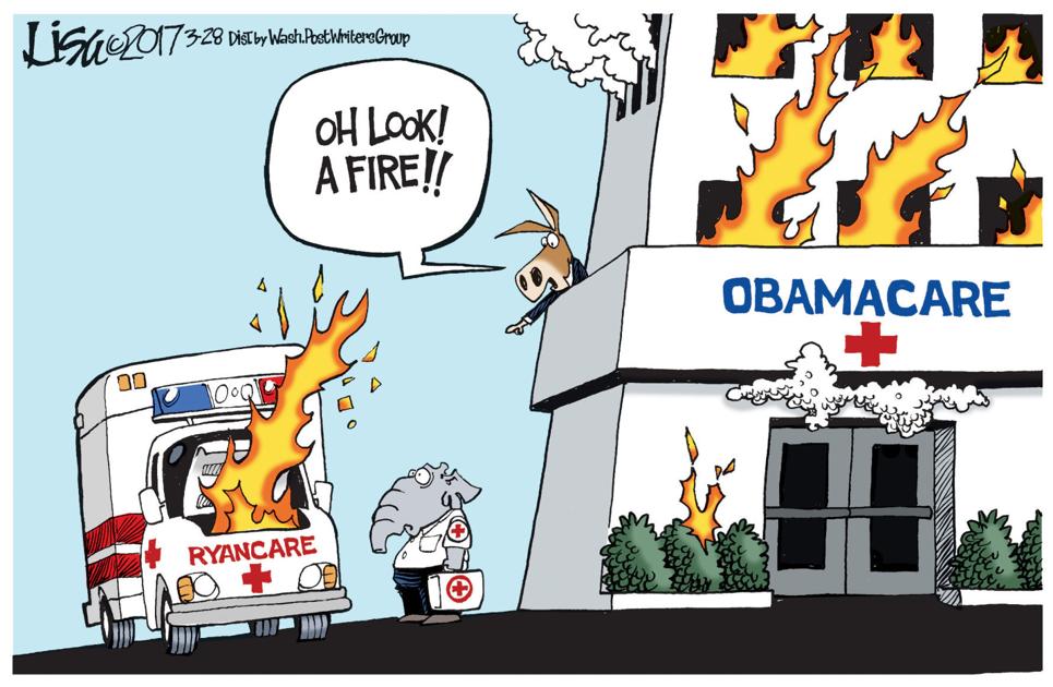 Cartoon Obamacare On Fire Don T Miss This Duncanbanner Com