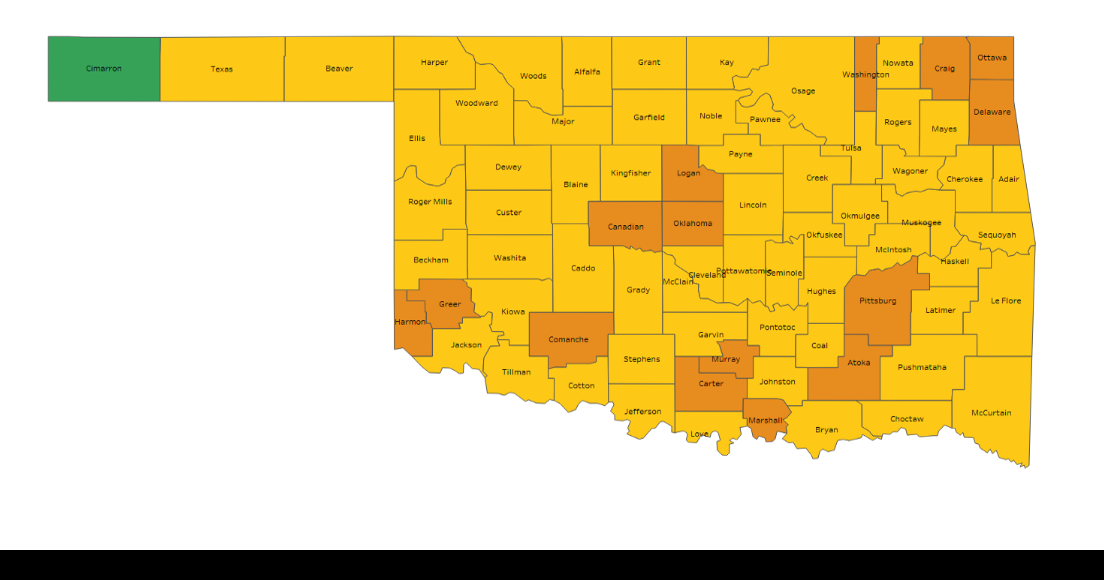 Stephens County remains at 89 active COVID19 cases; OSDH makes updates