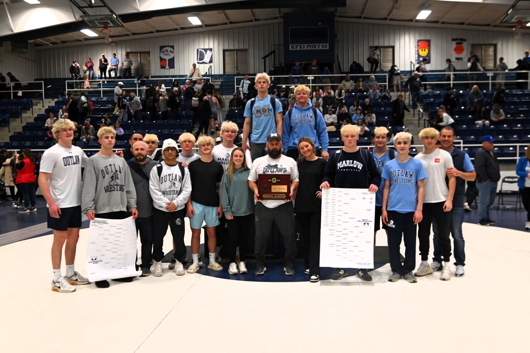 Marlow Outlaws: Dominance Continues as they Secure Team Title at 3A State Wrestling Tournament