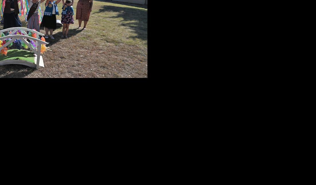 Gallery Some of Duncan’s youngest Girl Scouts perform first flag