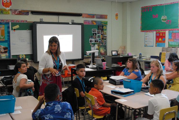 Superintendent Dundalk Middle students back to school Local
