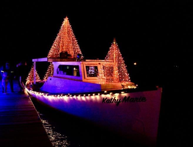 Millers Island first Chesapeake Lighted Boat Parade