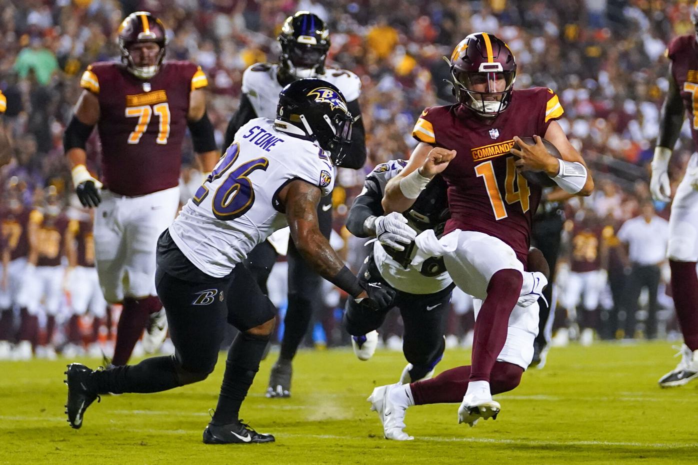 Commanders end Ravens 24-game preseason winning streak