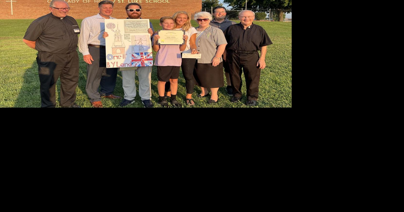 Our Lady of Hope/St. Luke School student wins patriotic poster contest ...