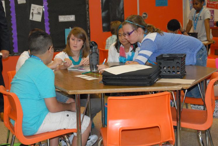 Superintendent Dundalk Middle students back to school Local