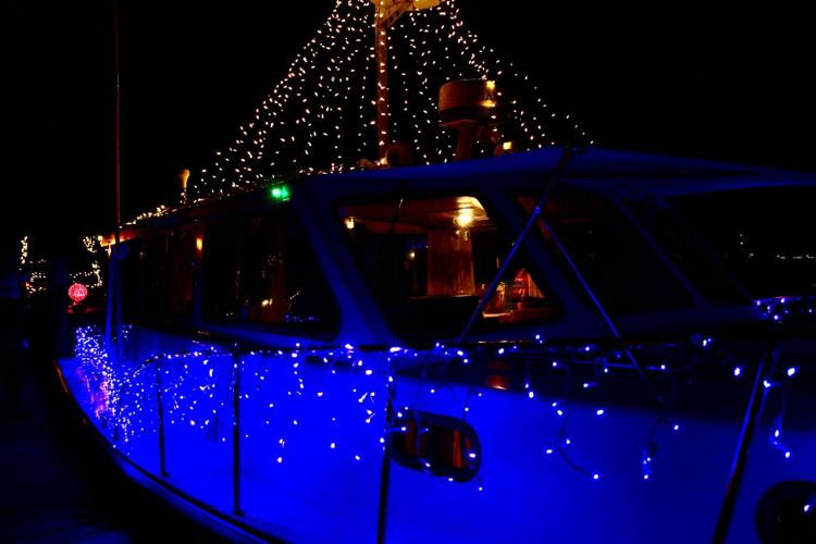 Millers Island first Chesapeake Lighted Boat Parade