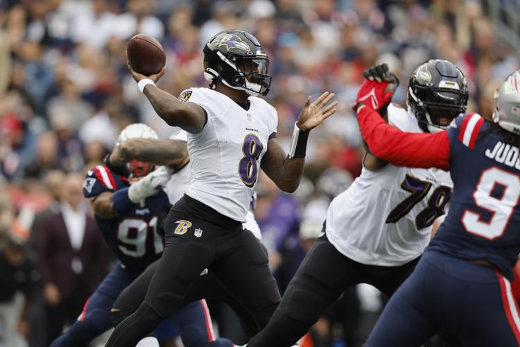 Jackson accounts for 5 TDs, Ravens hold off Patriots 37-26, Sports