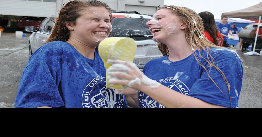 Uxbridge students wash cars to support Precious Minds