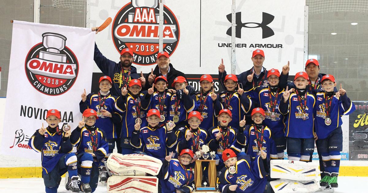 Whitby Aaa Whitby Wildcats claim novice AAA OMHA championship