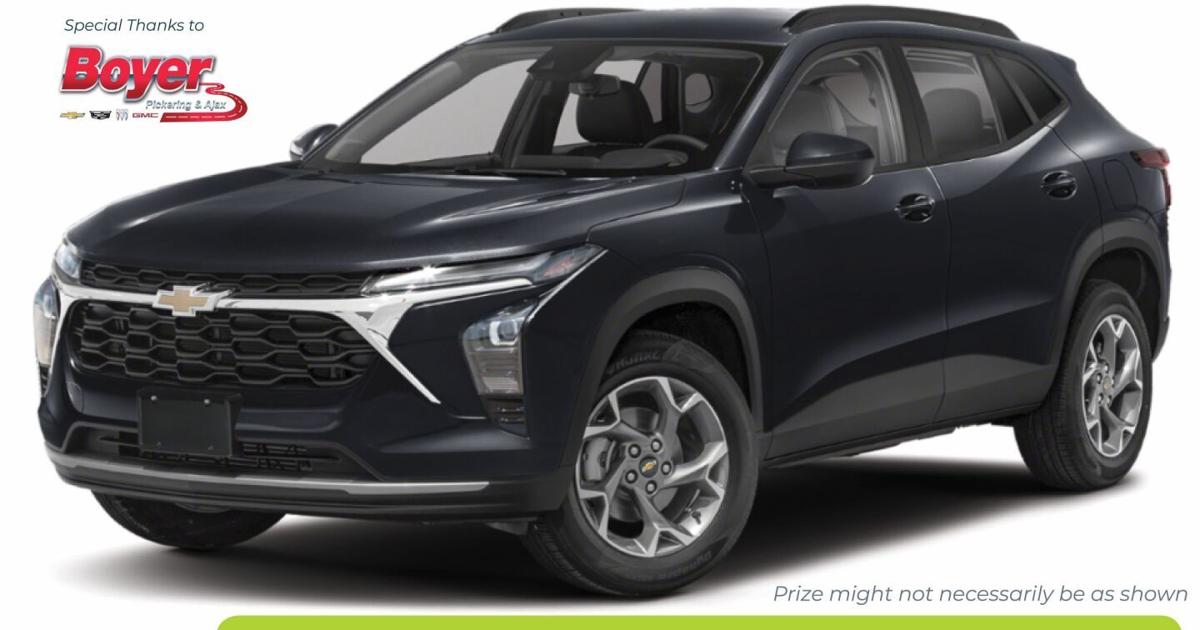 Chaverlet Raffle Chevrolet Trax raffle supports Ajax Pickering Hospital