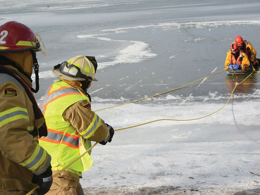 Here's what to do if you fall through ice Pickering Fire Services