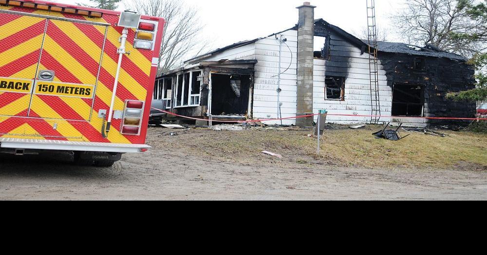 Clarington firefighters' weekend includes suspicious fire, house hit by lightning and rescuing dog