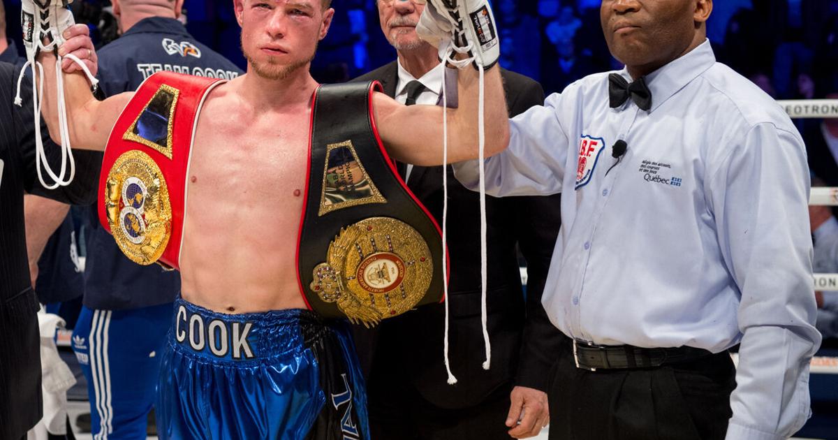 Chaos in the ring after Ajax boxer Brandon 'Bad Boy' Cook knocks out ...