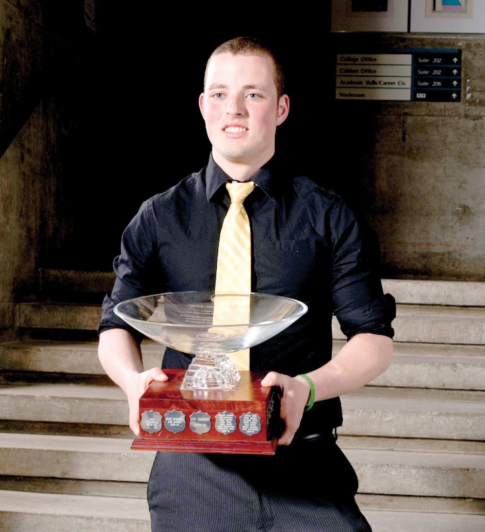 Pickering's Broderick Robinson wins major athletic award from Trent