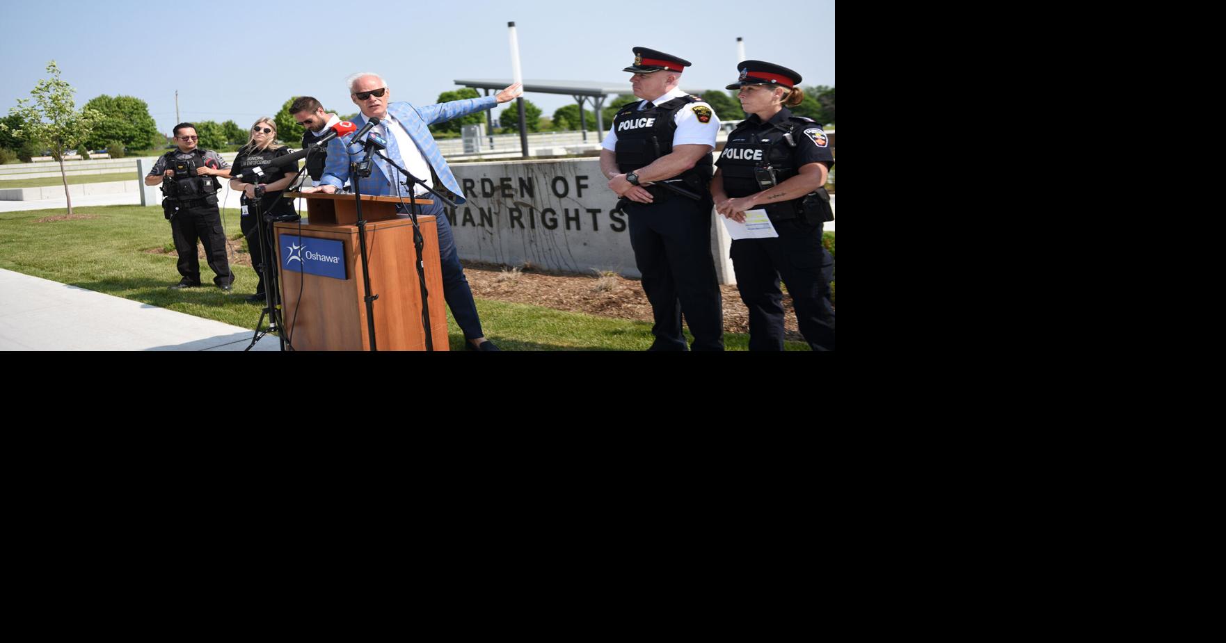 Angry Oshawa Mayor Dan Carter slams vandalism at waterfront park