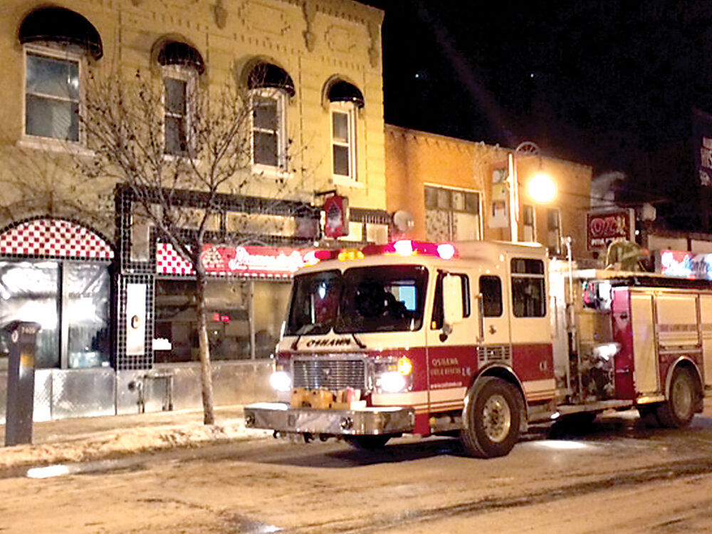 Fire at Diamond’s Grill in Oshawa