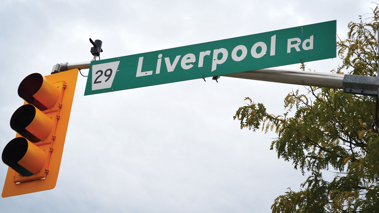 Liverpool Road named for the British city