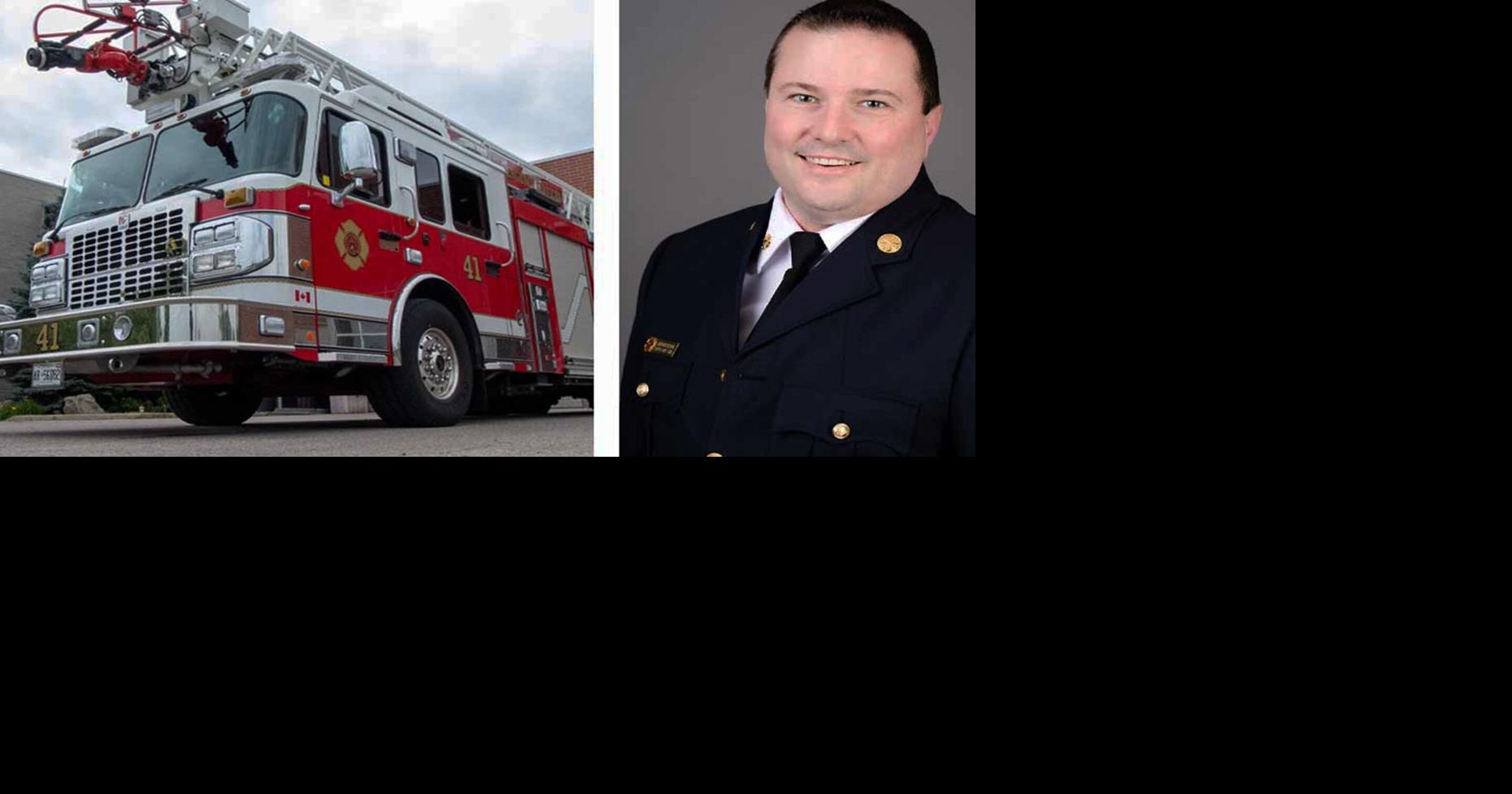 Aaron Burridge climbs the ranks to Ajax fire chief