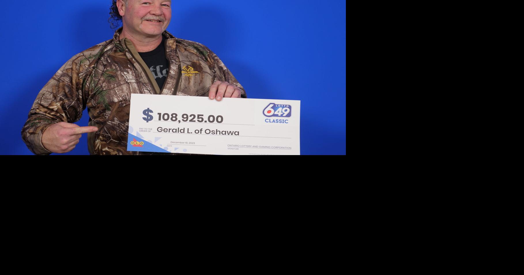 奥沙瓦男子购买Circle K彩票后赢得Lotto 6/49奖金