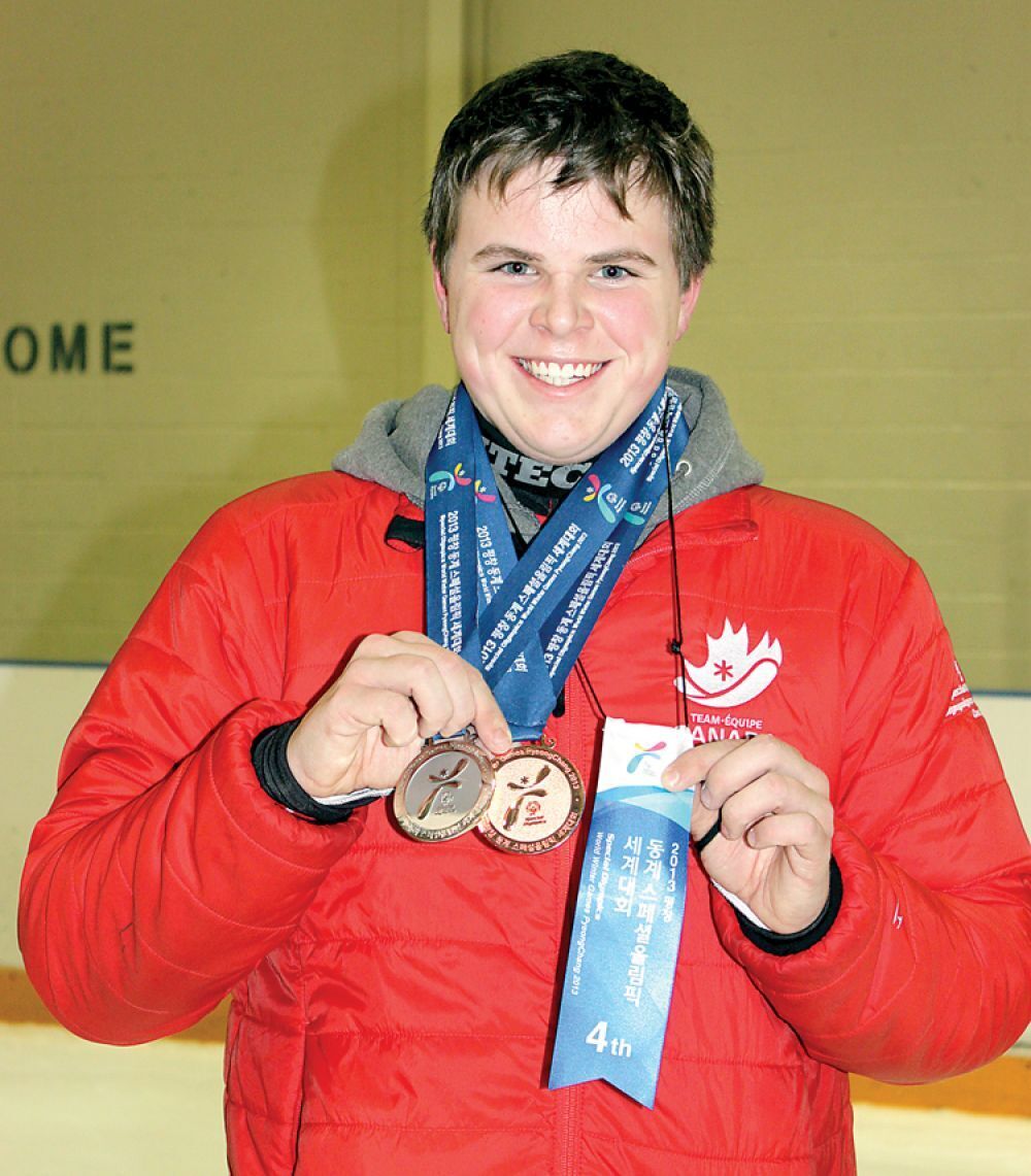 Port Perry's William LeBlanc brings home medals