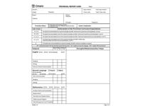 report card template ontario
