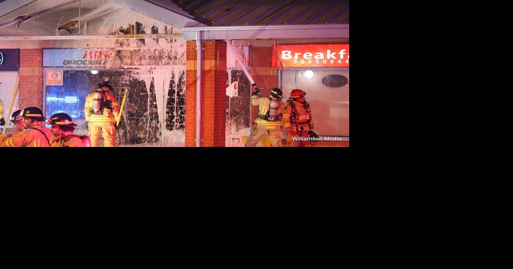 Police seek two suspects after suspicious Pickering fire