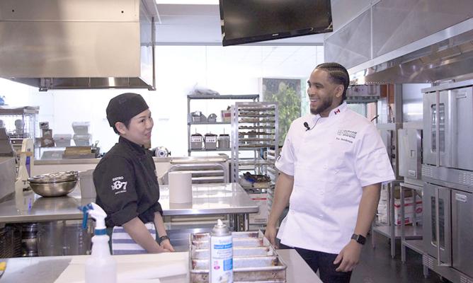 Tre Sanderson returns to Durham College as a ‘Top Chef’
