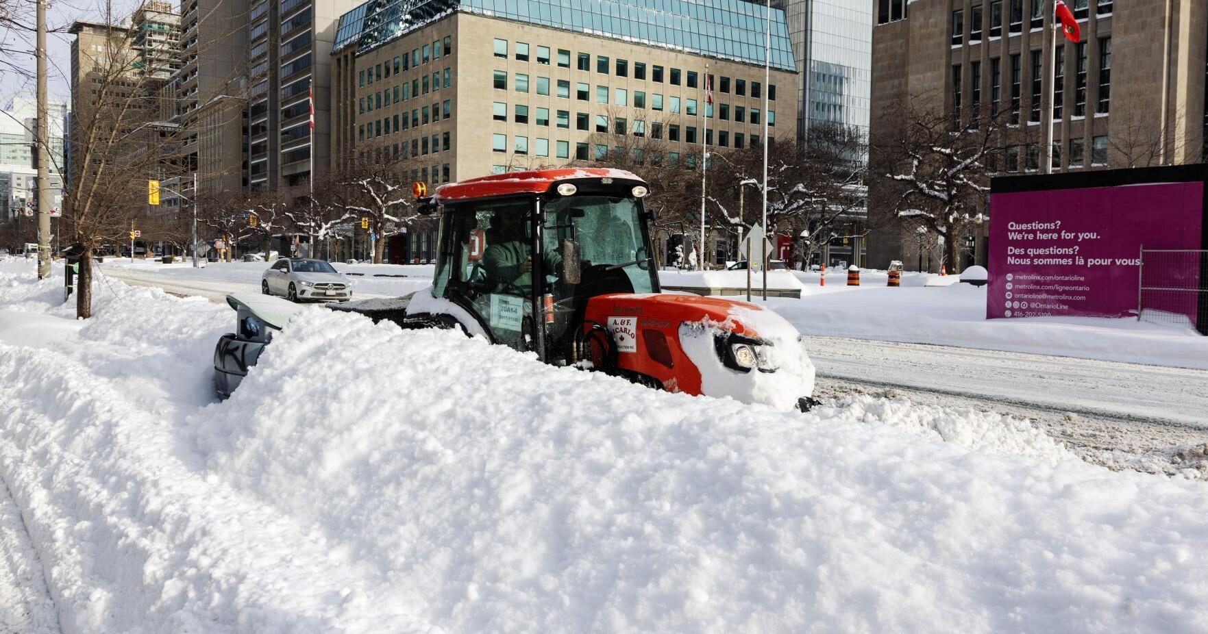 Toronto snowfall totals : Record set at 46 cm at Pearson