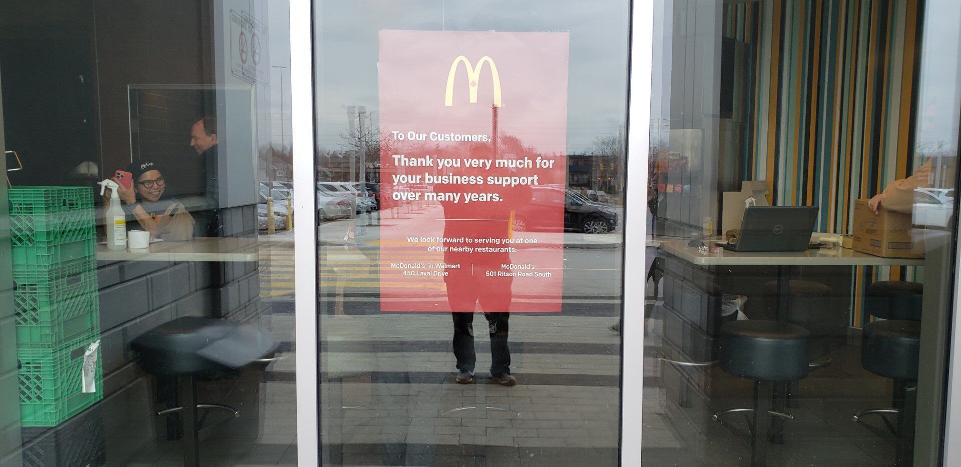 McDonald s at Oshawa Centre no longer after long run