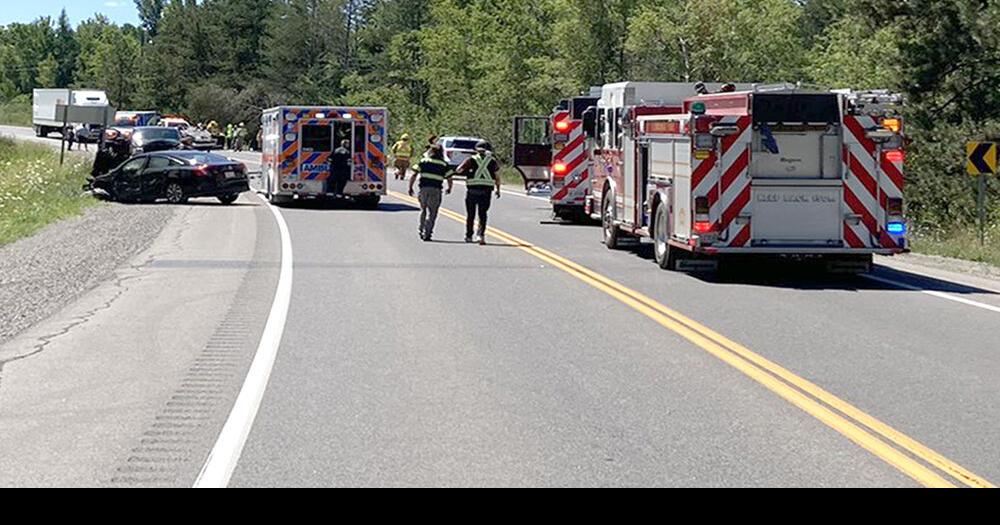 Three injured in headon crash in Uxbridge