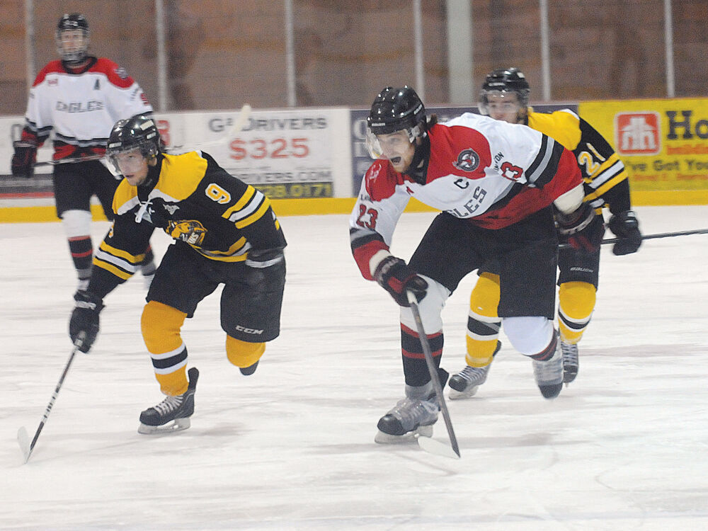 Clarington Eagles out after comeback by Uxbridge Bruins