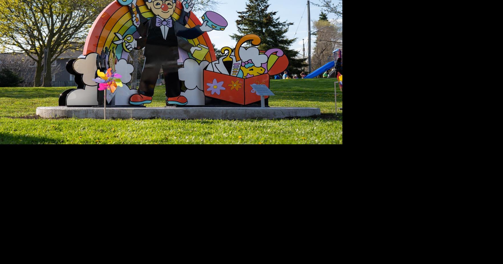 ‘Full of heart’: New art depicting Mr. Dressup on permanent display in Pickering