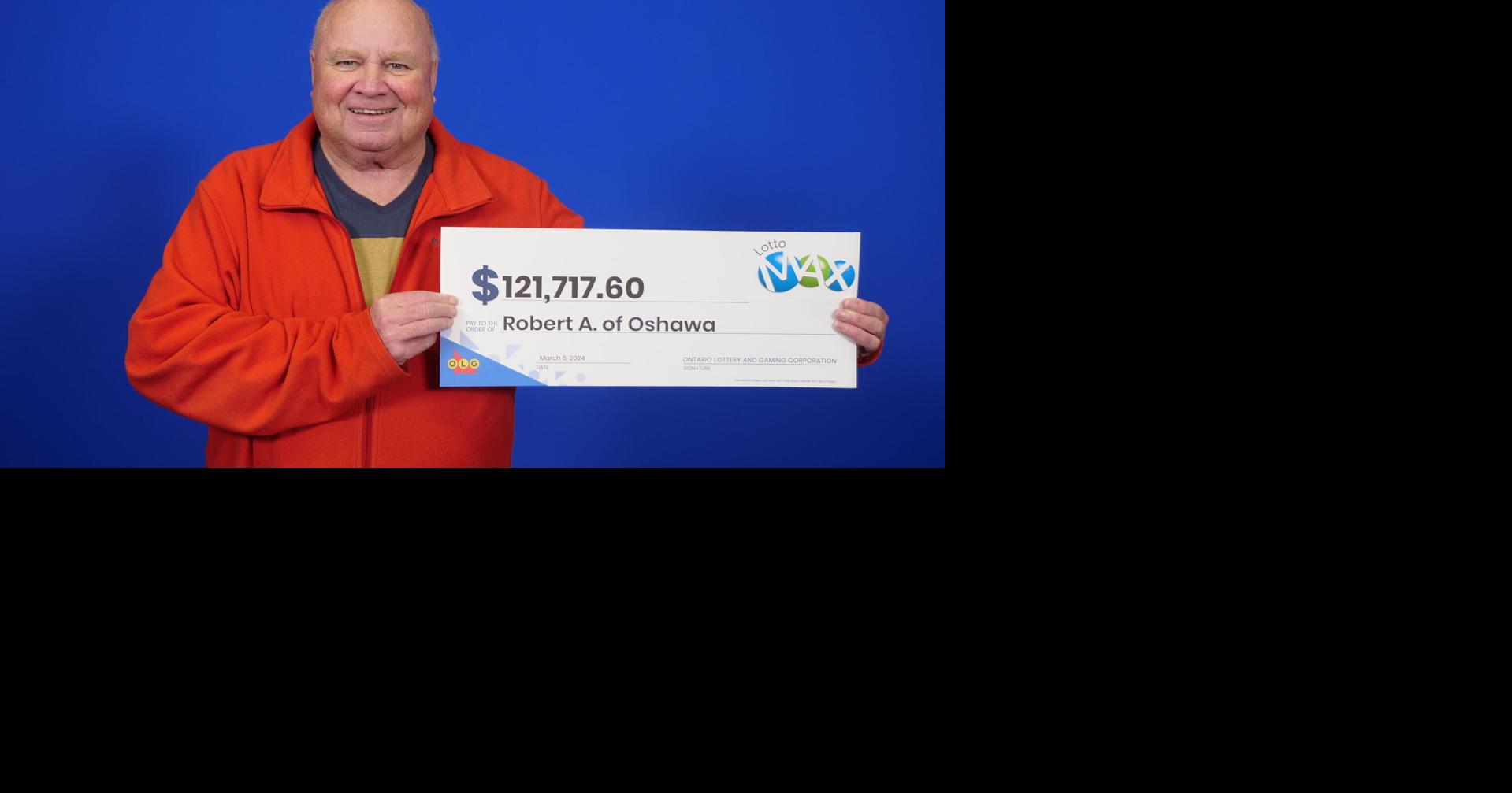 ‘UNBELIEVABLE’ Oshawa man wins huge Lotto Max prize