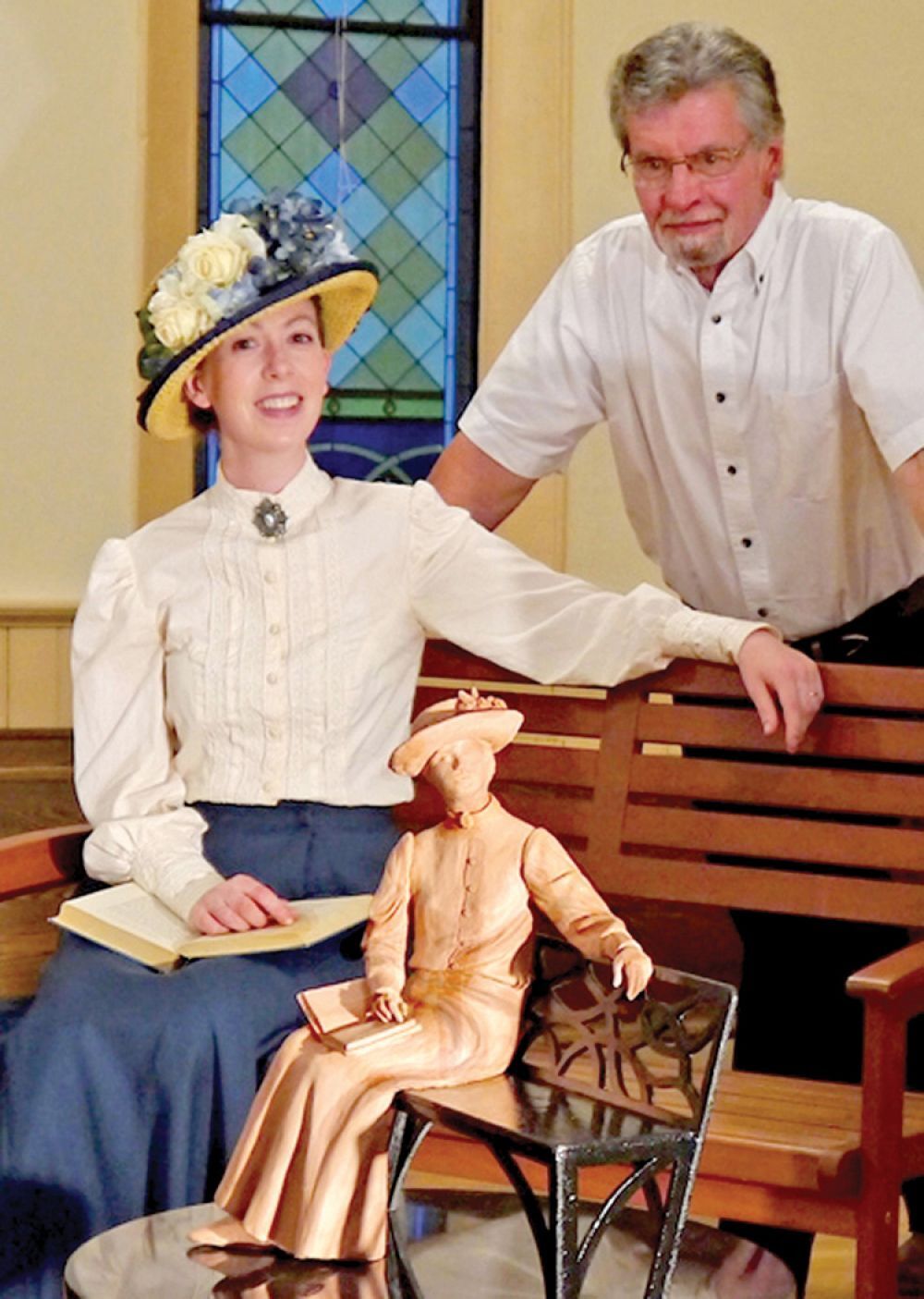 All bronzed up, Lucy Maud Montgomery returns to Leaskdale