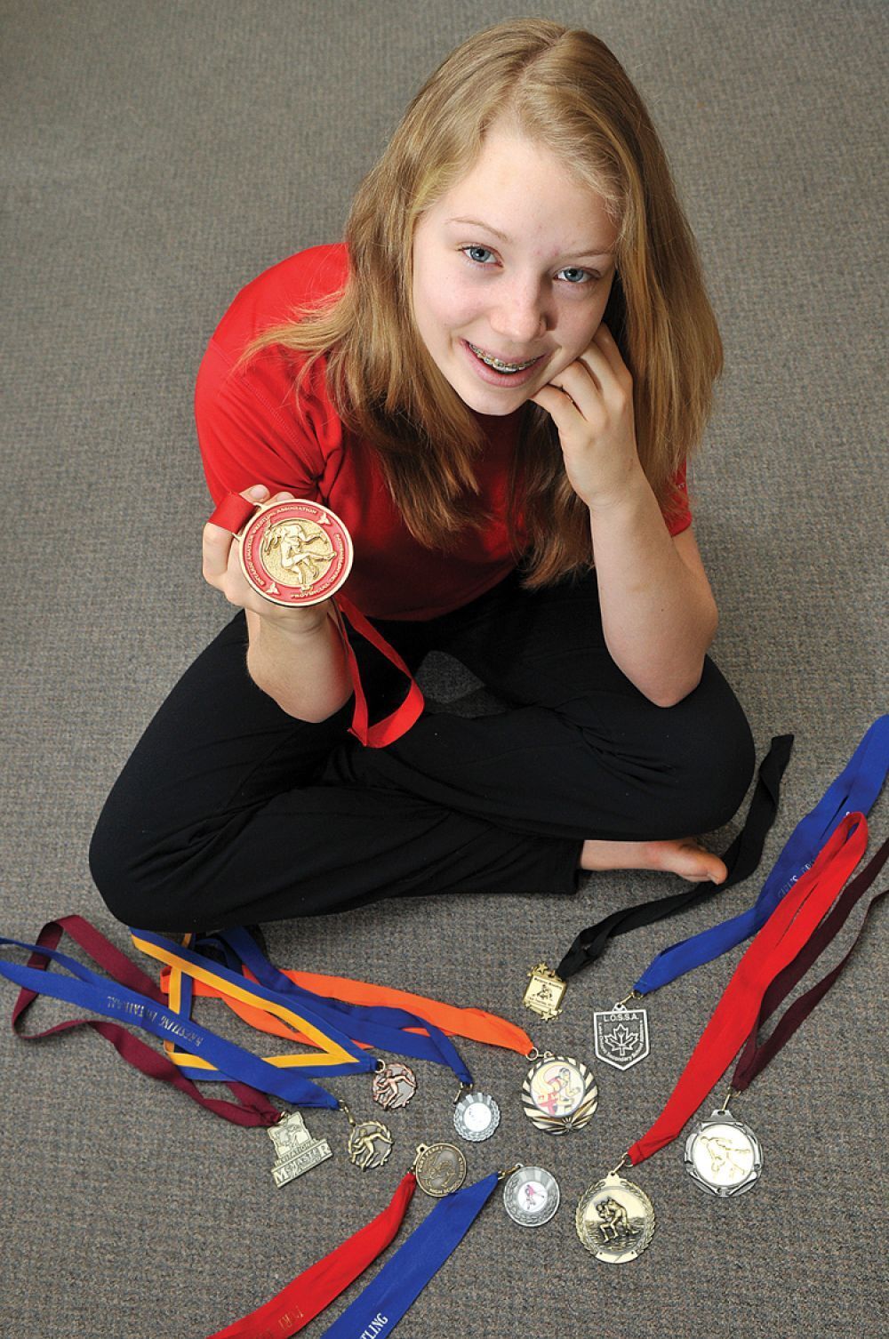 Port Perry's Shauna Kuebeck wins gold at provincial wrestling championships