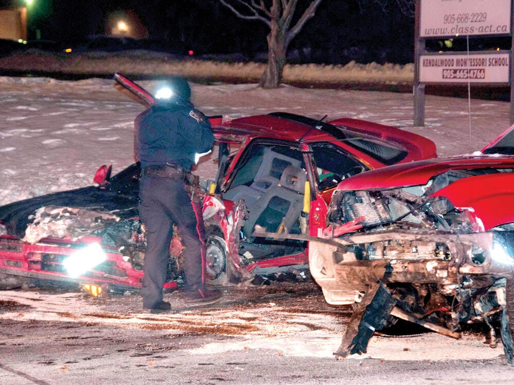 Driver Seriously Hurt In Whitby Crash