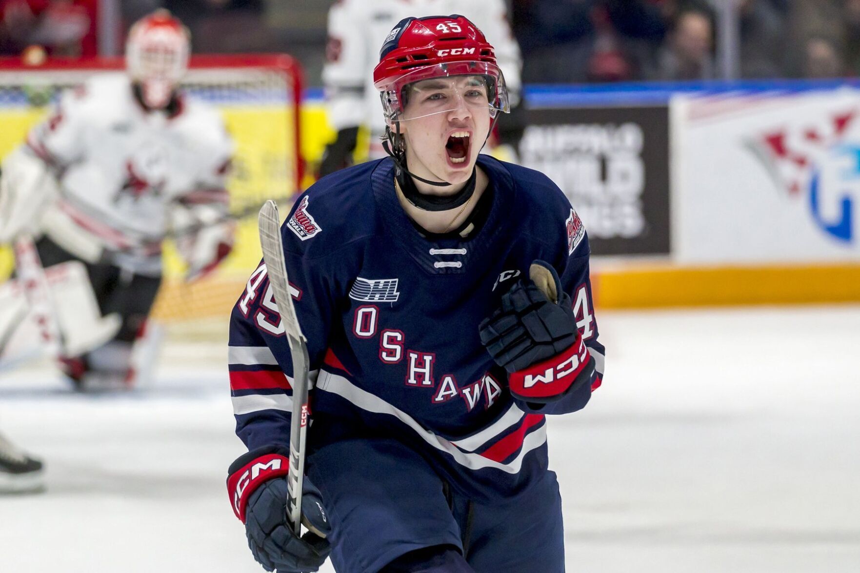 Oshawa Generals Rookie Beckett Sennecke Explodes For 5 Points In 10-7 ...