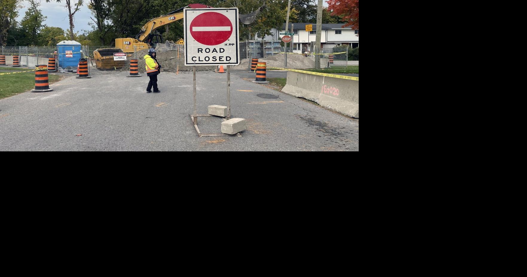 WHAT'S GOING ON HERE? Big project starts with the closure of a small